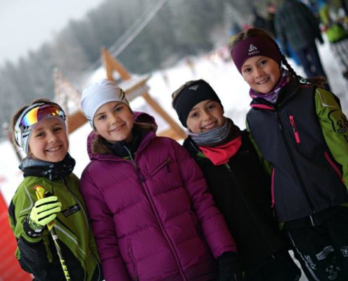 Glückliche Gesichter nach dem Lauf!